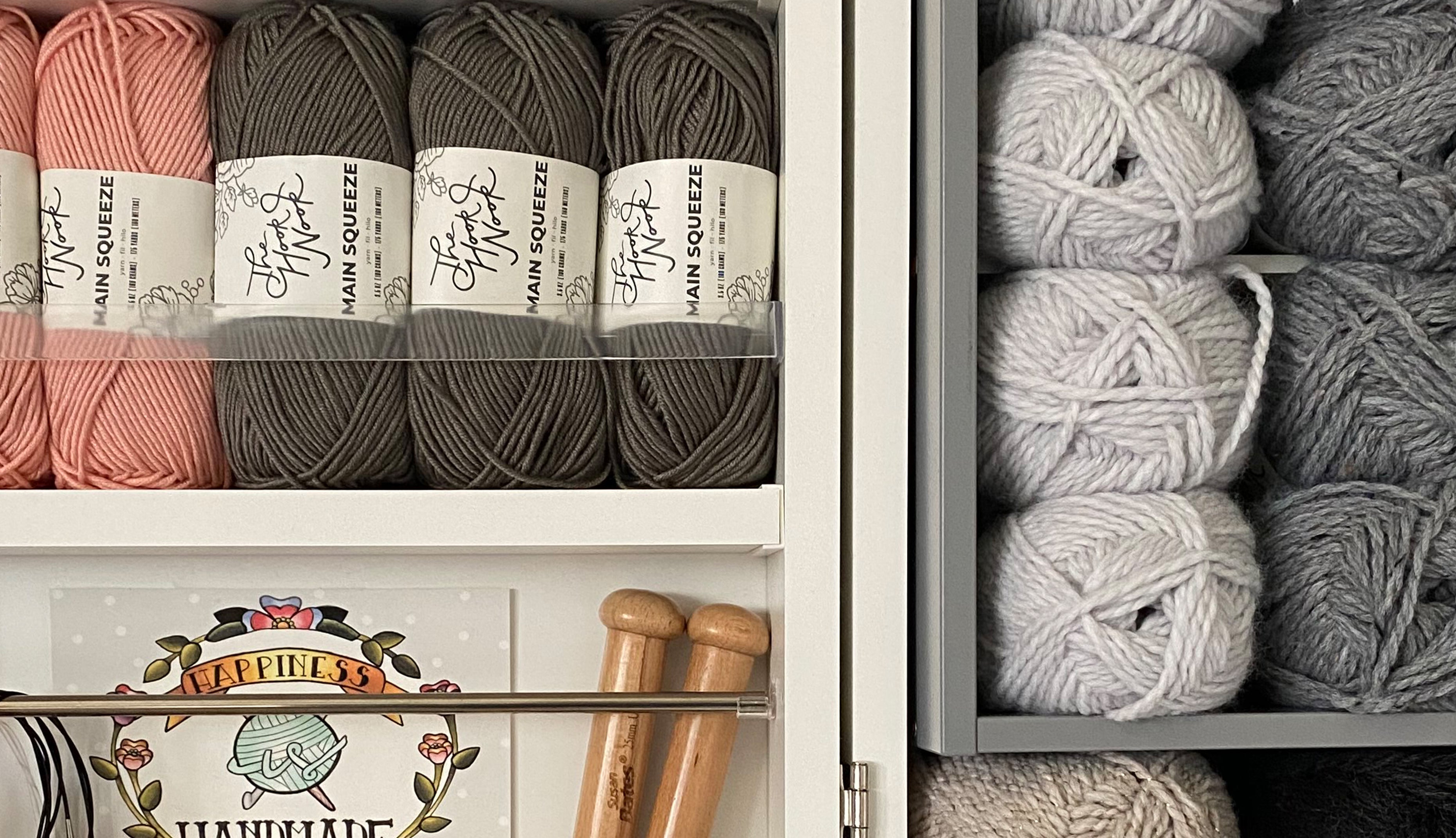 Yarn Storage Ideas & Organization- Start using your extra yarn to