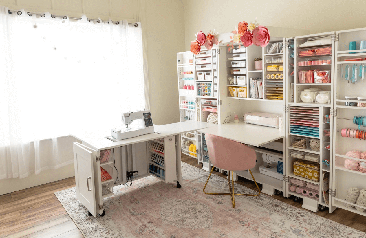 Ultimate SewingBox vs. DreamBox + Sew Station  Sewing room design, Small  sewing rooms, Room